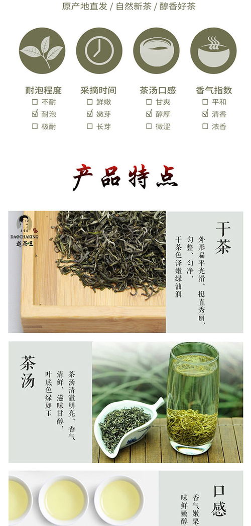 道茶王武當?shù)啦璧撟植杈G茶茶葉新茶春茶湖北丹江口特產(chǎn)100g 袋